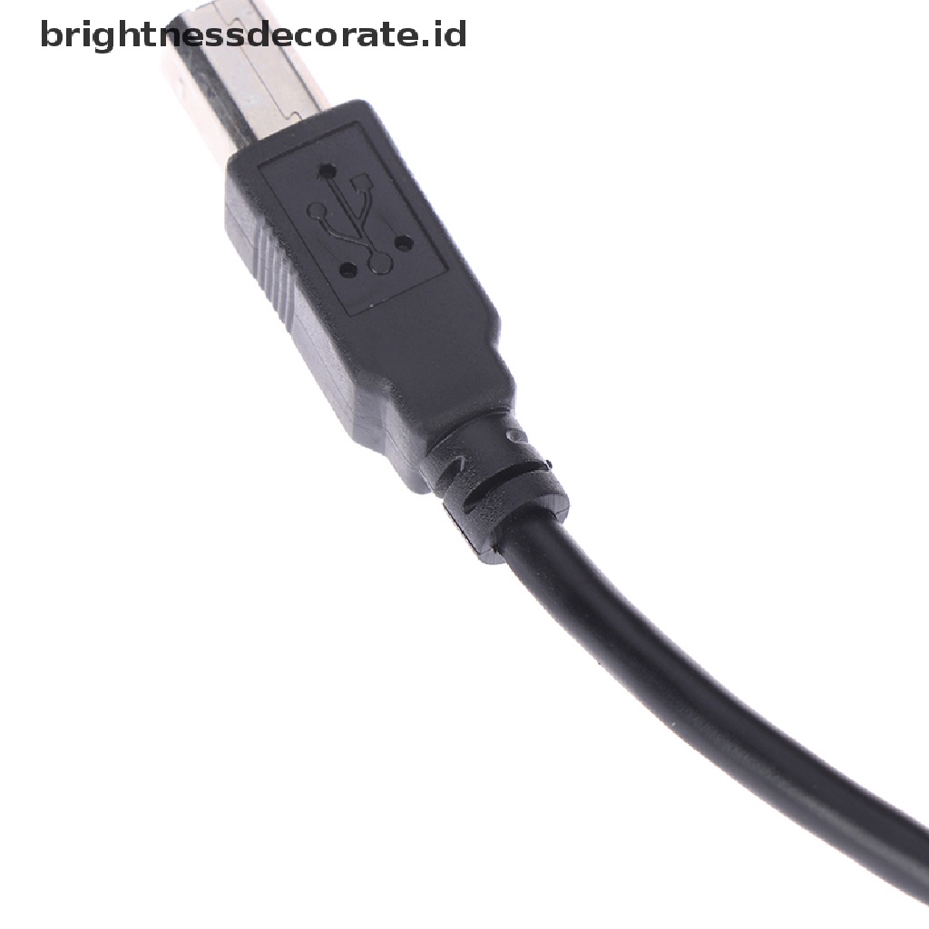 Kabel Ekstensi Printer Usb 2.0 Tipe B Male Ke Tipe B Female Dengan Panel Mount