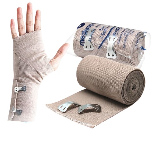 Cod Onemed Perban Elastis Elastic Gulung Bandage Medicrepe Luka 7,5 inchi 4 cm Bubble Buble Wrap