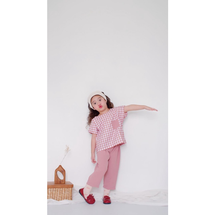 Tokomilkan - Setelan Anak Perempuan FATIMAH | Set Baju Anak Perempuan BATWING Umur 1 - 6 Tahun