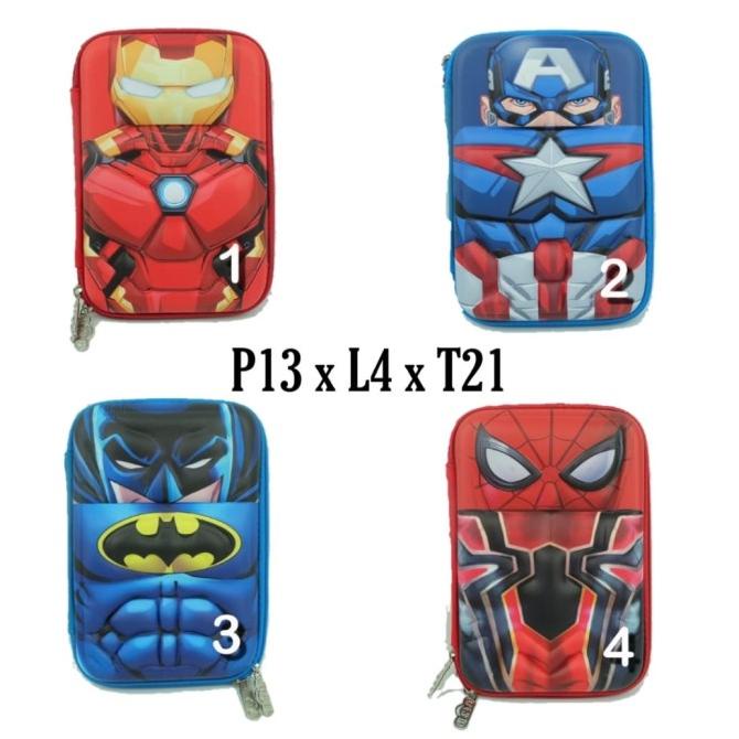 

TERLARIS Kotak pensil 3d marvel ironman captain america batman spiderman besar/TEMPAT PENSIL AESTHETIC/TEMPAT PENSIL ANAK PEREMPUAN/TEMPAT PENSIL LUCU/TEMPAT PENSIL 3D/TEMPAT PENSIL TRANSPARAN/TEMPAT PENSIL LUCU/TEMPAT PENSIL KOREA/TEMPAT PENSIL