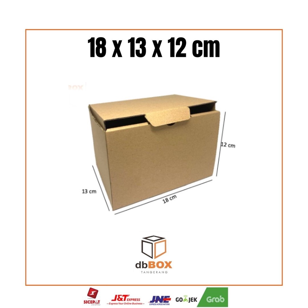 

Kardus 18x13x12 cm | Box Die Cut dan Easy Usage | Box Kue Tart | Box Aksesoris | Box Pizza