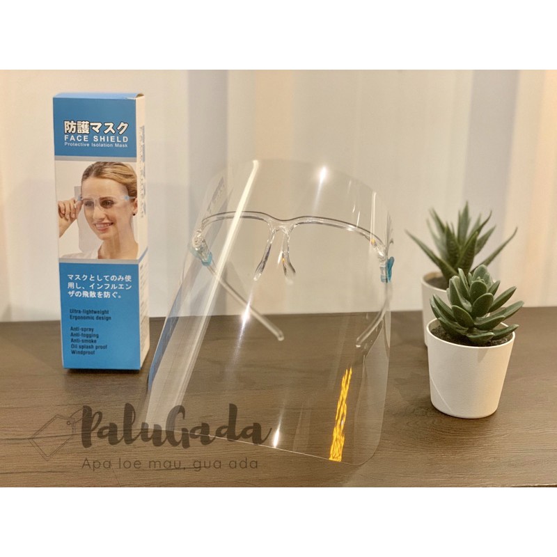 Faceshield Kacamata ORI IMPORT / Face Shield Kacamata Nagita