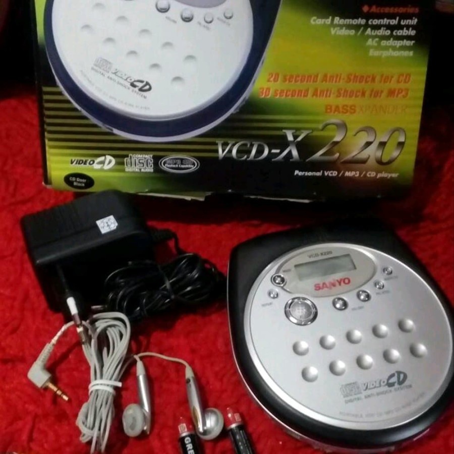 discman cd player sanyo x220 nos