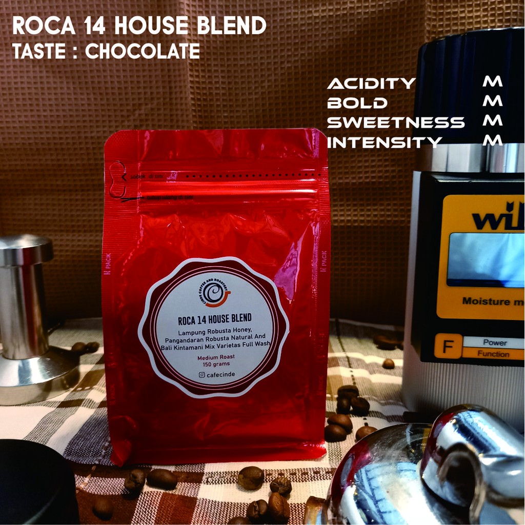 

COFFEE HOUSE BLEND ROBUSTA-ARABICA ROCA 14 150 GR