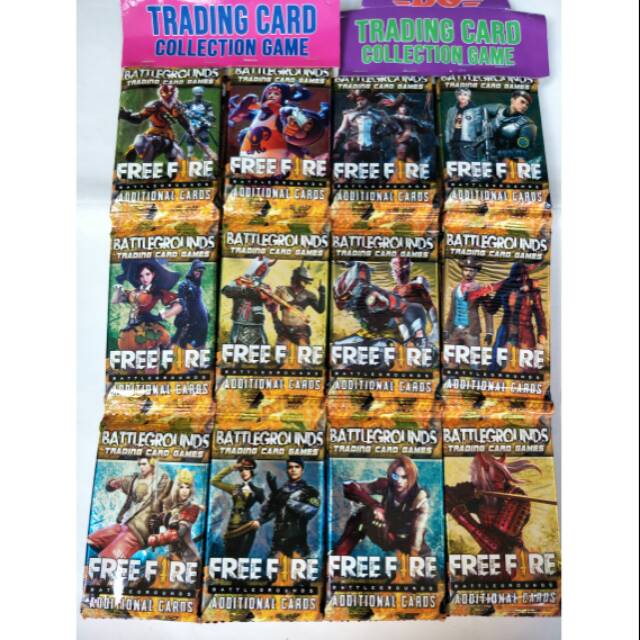 Trading Card Free Fire 6bungkus (60kartu)Bagus Murah