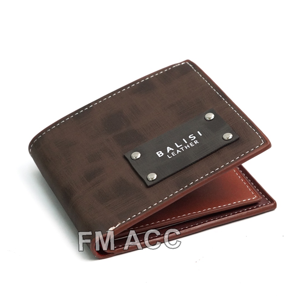 Dompet Lipat Pendek Kulit Balisi/Dompet Kulit Pendek Import