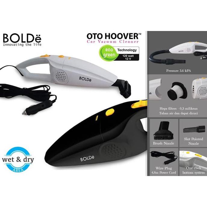 (READY COD) Vacum mobil bolde/oto hoover bolde/vacuum cleaner PRODUK TERBATAS