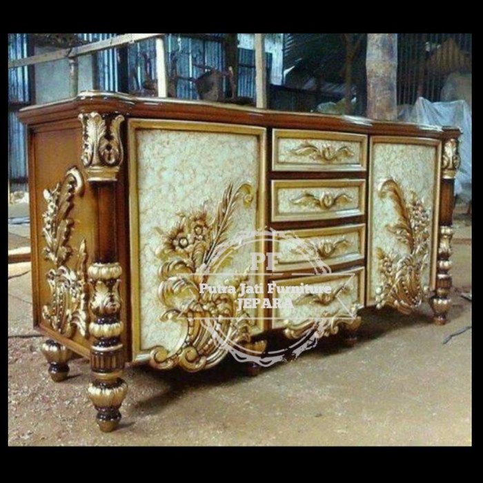 Meja Untuk Tv Bufet Lemari Hias Ruang Tamu Warna Kombinasi