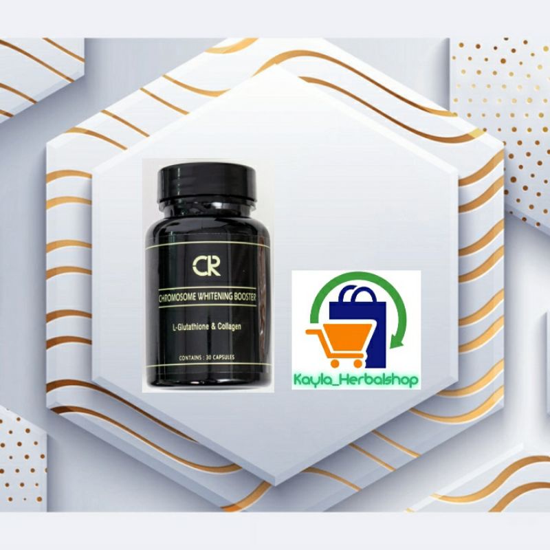 (PAKET HEMAT 2BOX)CHROMOSOME WHITENING BOOSTER CAPSULE / CR WHITENING (NO BOX)