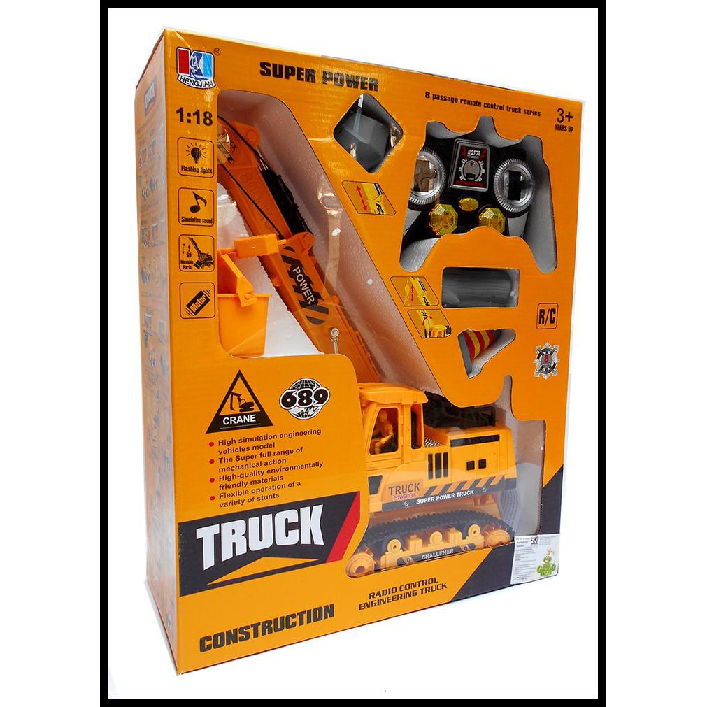 Baru Rc Construction Truck Crane - Remote Control Alat Berat Crane