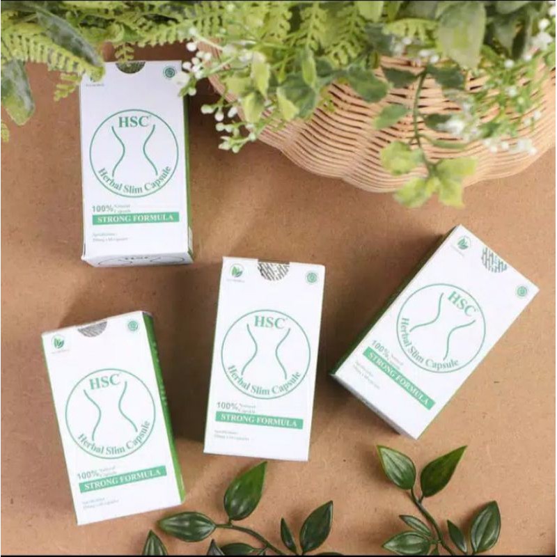 Obat Pelangsing Badan HSC Herbal Slim Capsule ORIGINAL
