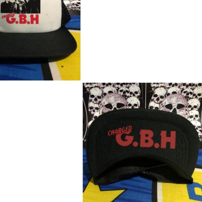 Topi jaring punk / sablon lidah topi / Trucker hat band / Topi punk Hardcore / Topi pria / Topi jari