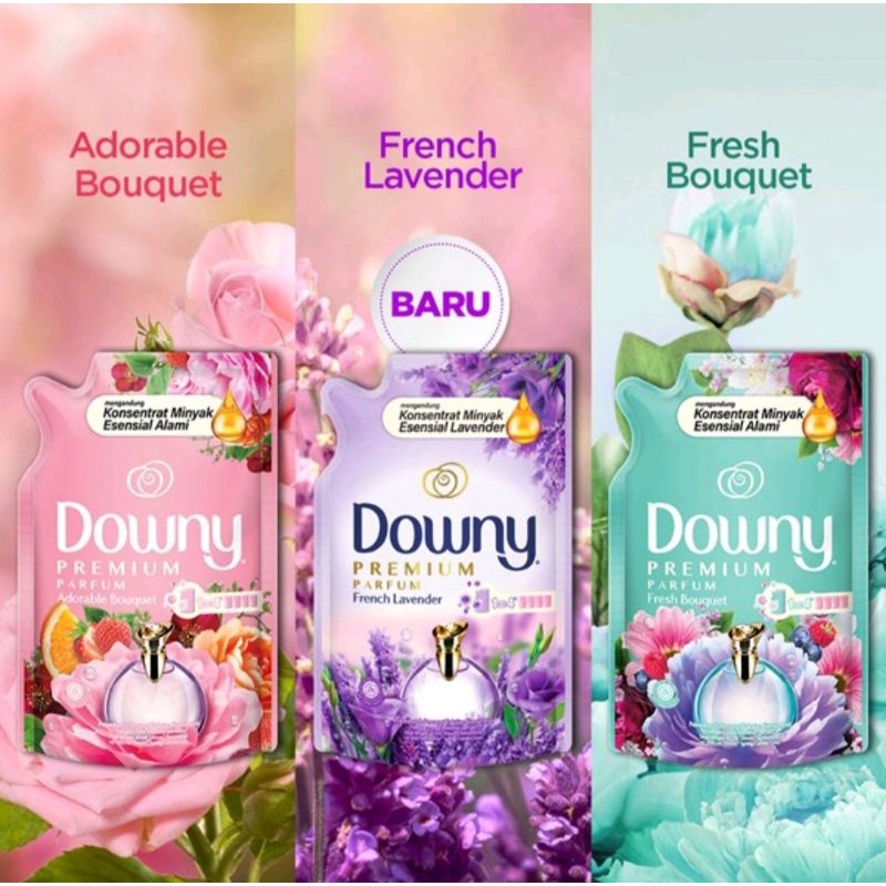 DOWNY pewangi pakaian 550ml, royale 800ml