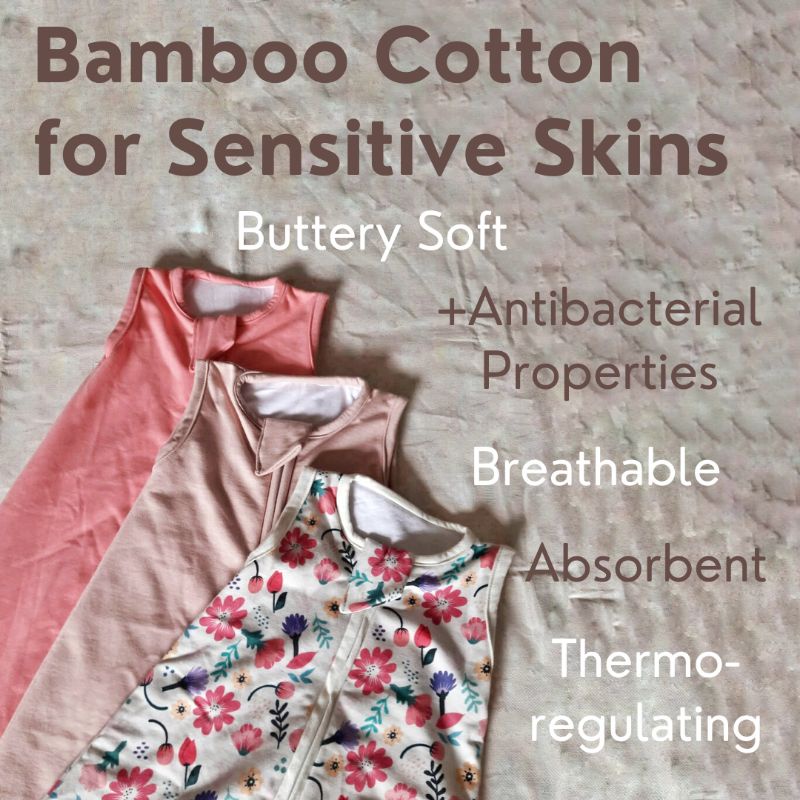 UBo Sleep Sack (100% Cotton) Bamboo Series dan Bambo Pattern Series 0.5 TOG