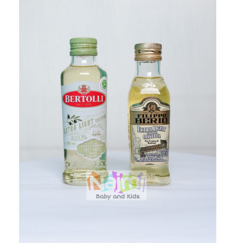 Bahan MPASI Bayi ELOO Extra Light Olive Oil Filippo Berio &amp; Bertolli 250ml