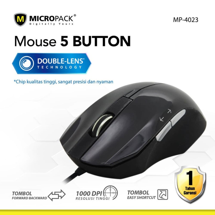 Micropack 5D Optical Wired Mouse (MP-4023)