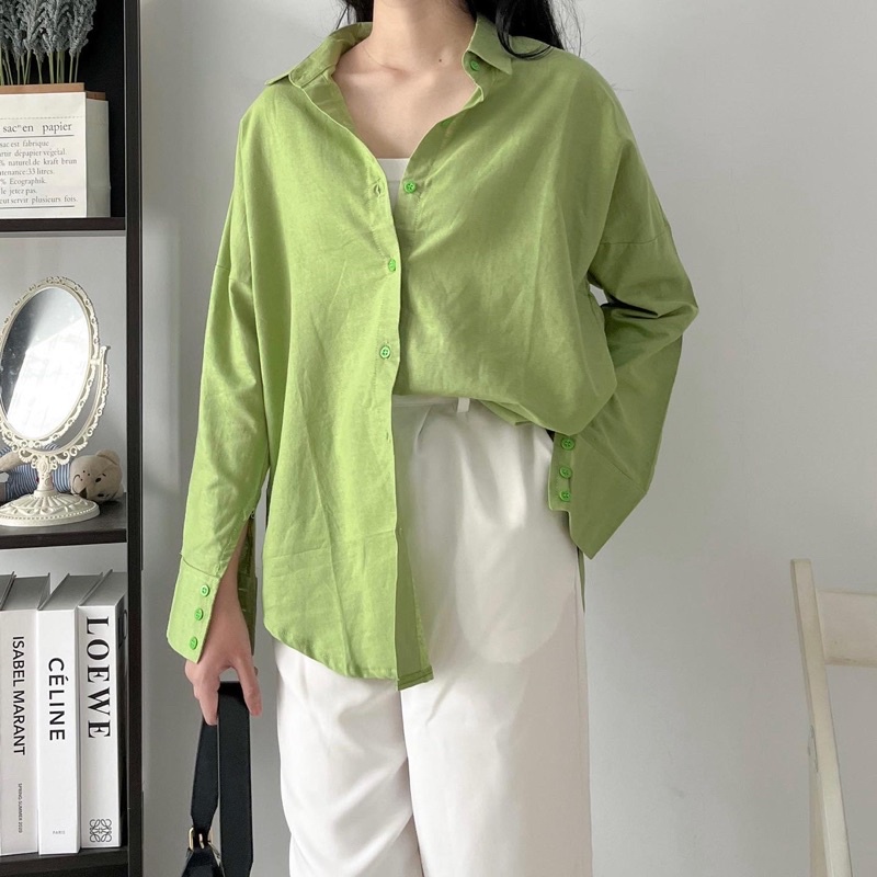 Leto Linen Long Kemeja 7B