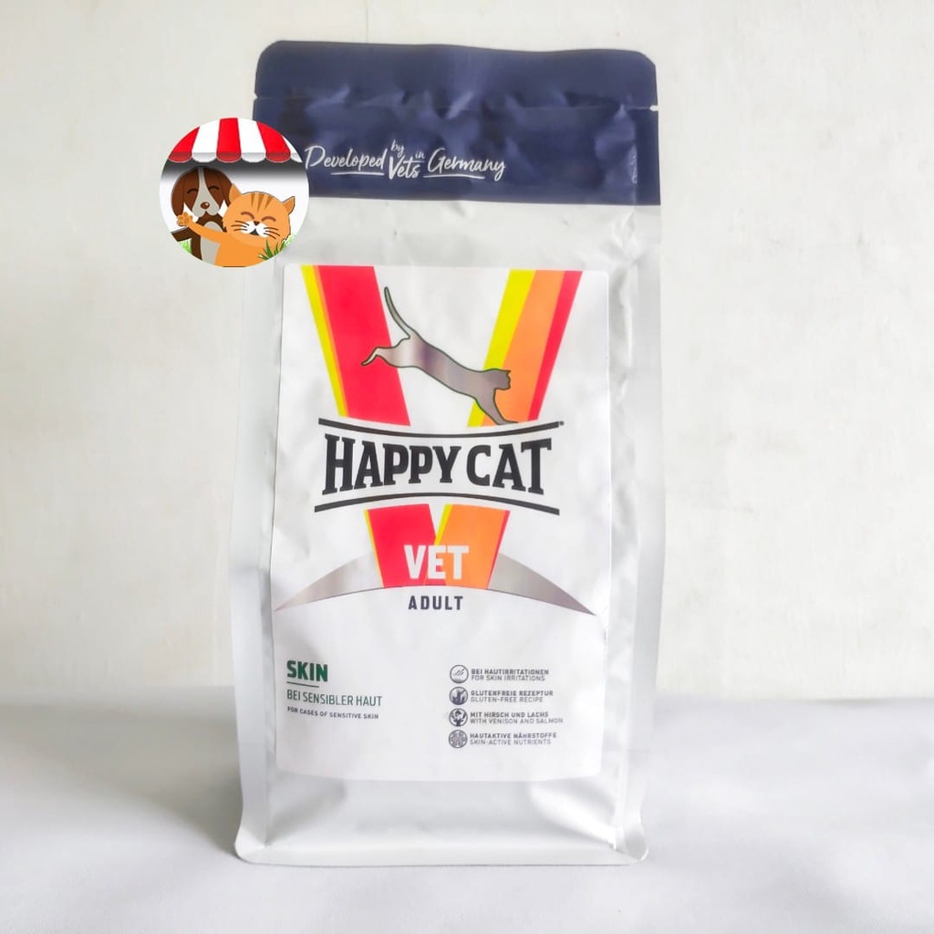 Happy Cat Vet Skin 300gr - Makanan Kucing Khusus Masalah Kulit