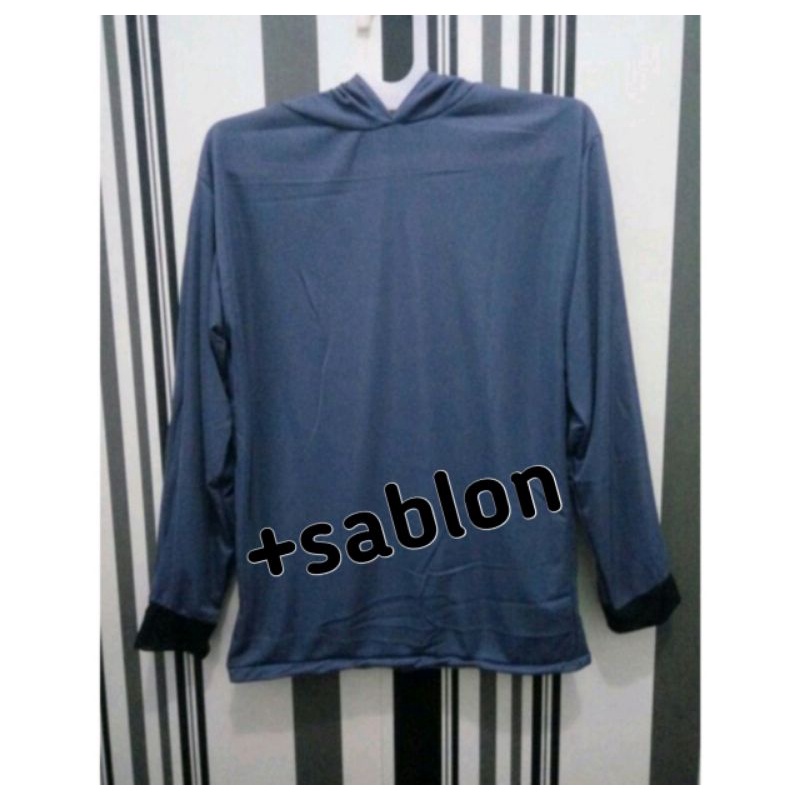 kaos tani contong+sablon