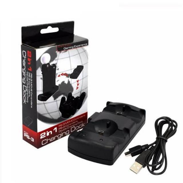 Charging Dock Stick Stik PS3 Charger Stik PS3 2 in 1