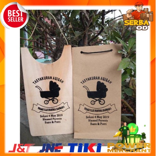 

(TERLARIS) Promo Telenan tas sablon bolak blik puls paperbag isi 100pcs Limited