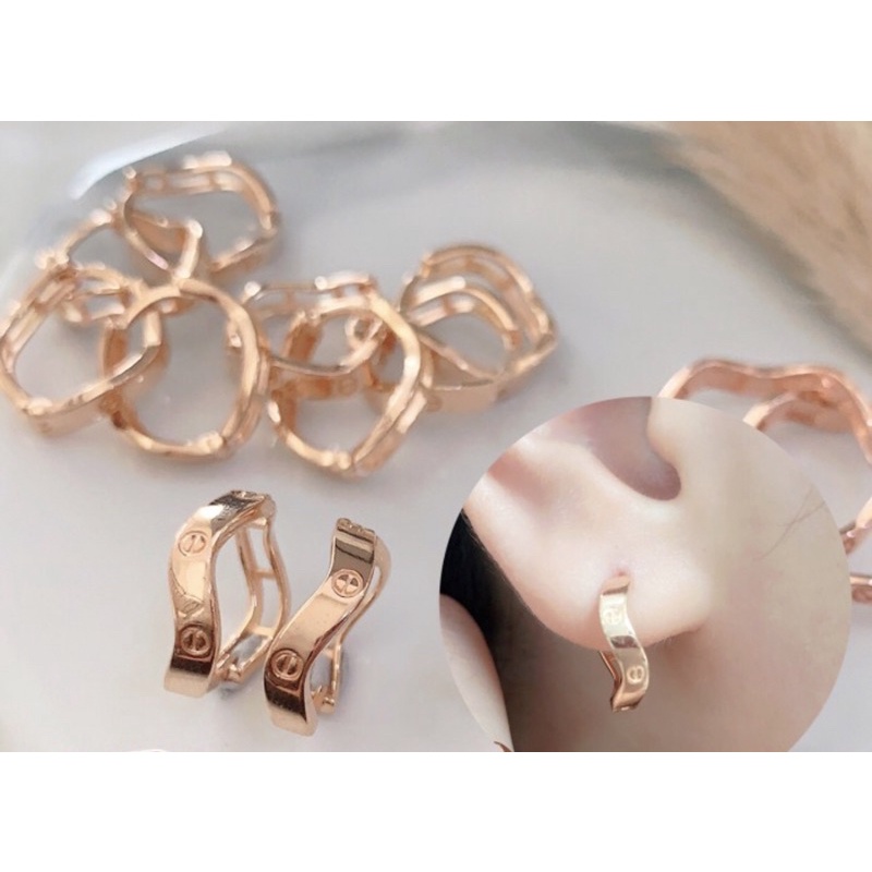 ANTING DEWASA WANITA CARTIER EMAS ASLI KADAR 375/8K