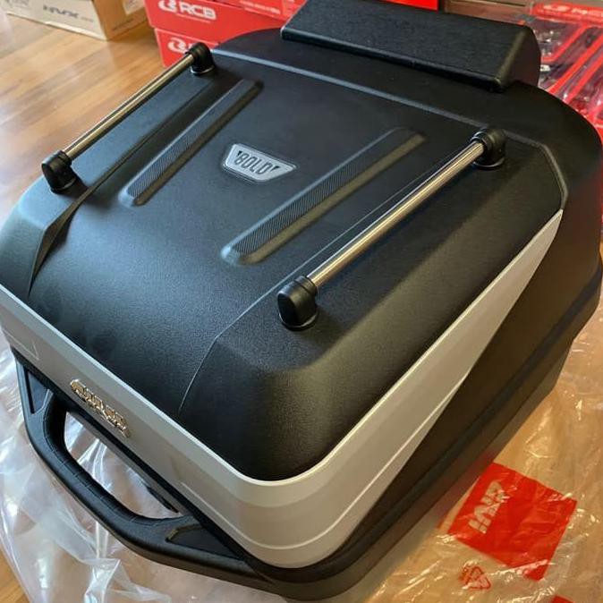 <124{ Box Motor Givi B32 Adv New Model Original + Bracket Givi Pcx 150 ”