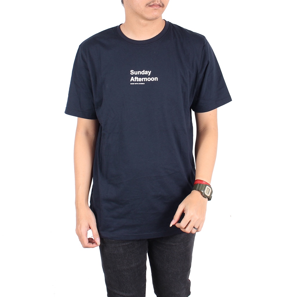 LOOK BACK T-SHIRT ORIGINAL SUNDAY AFTERNOON  BROWN 107 NAVY  108