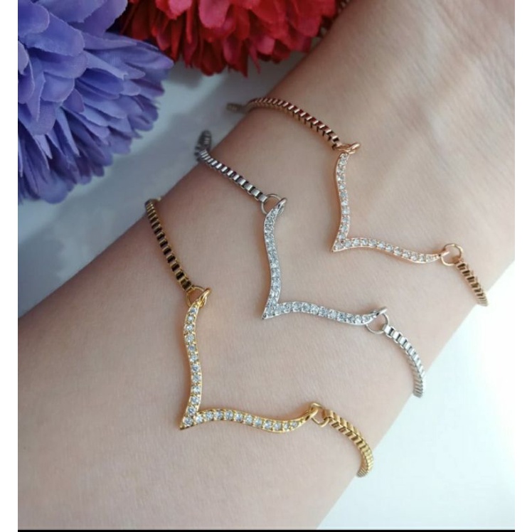 gelang serut viral/gelang Fuji titanium asli