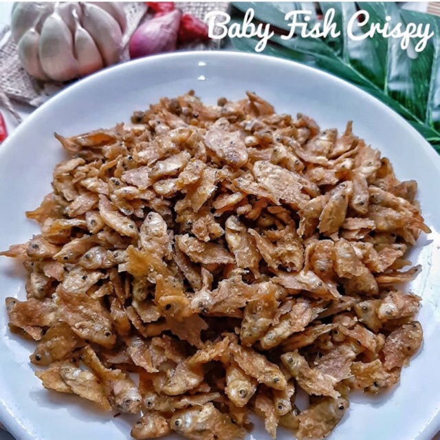 Baby Fish Crispy Premium - Dapur Istana - Baby Fish - Kripik Ikan - Ikan Balita-lauk instan-ikan pep