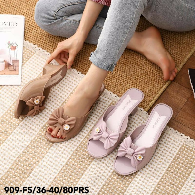 BRESLIN WEDGES 909-F5 / SLOP BRESLIN PITA BUNGA KECIL