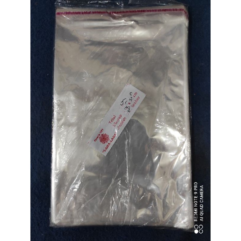 

Plastik OPP 14,5x21,5 cm tebal 02