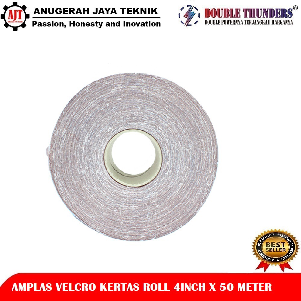 Amplas Roll Waterproof 4inch X 50 Meter / Kertas Amplas Roll Panjang