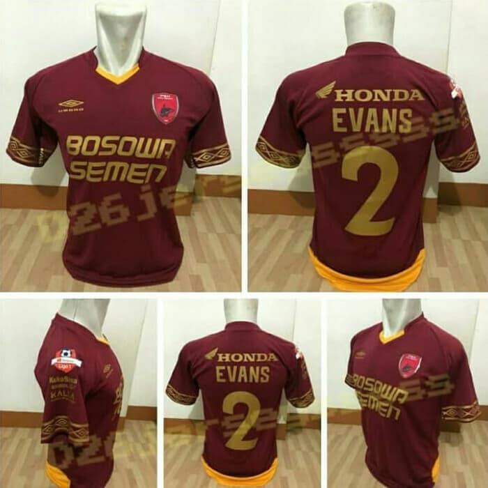 NJSTO538 JERSEY BAJU PSM MAKASSAR HOME NEW 20192020 GRADE ORI+NAMSET CUSTOM