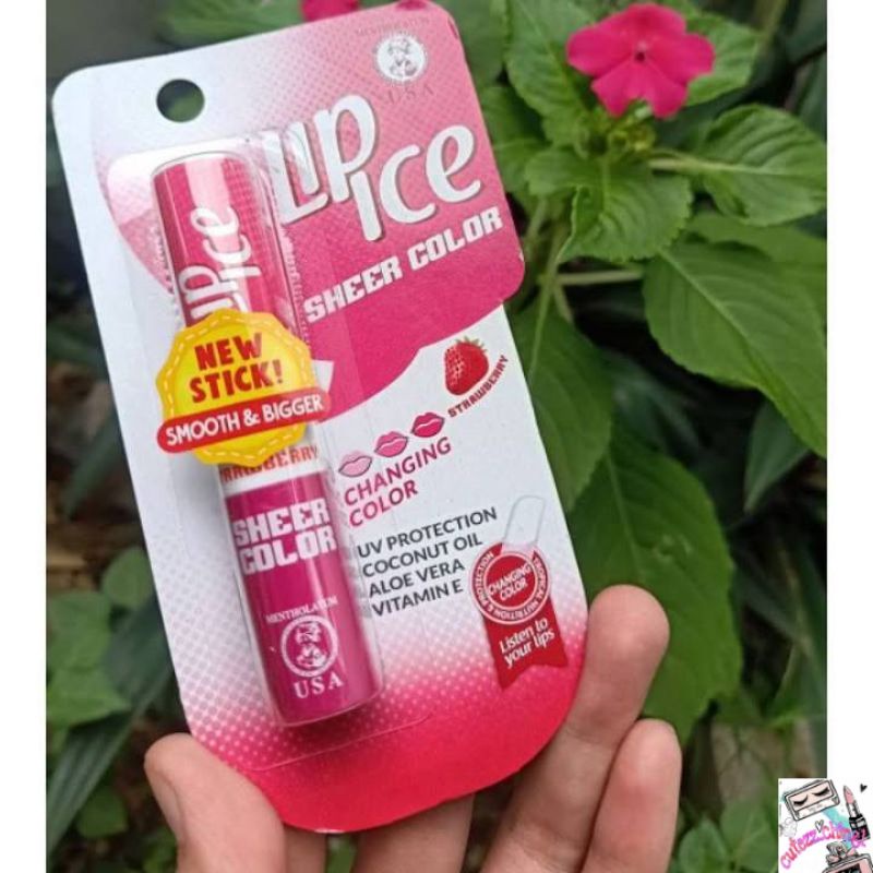 ☃Cutezz_Ching1☃Lip Ice Sheer Color 2.2gr - Pelembab Bibir