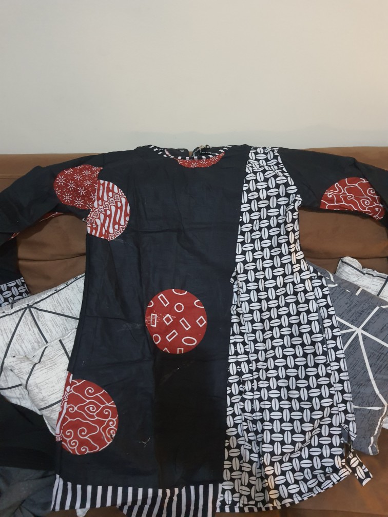 Atasan Batik Dolby Dolbi Dobby Doby Tenun Sutra Tulis Halus Katun Atbm Baron ,sarombit Atasa