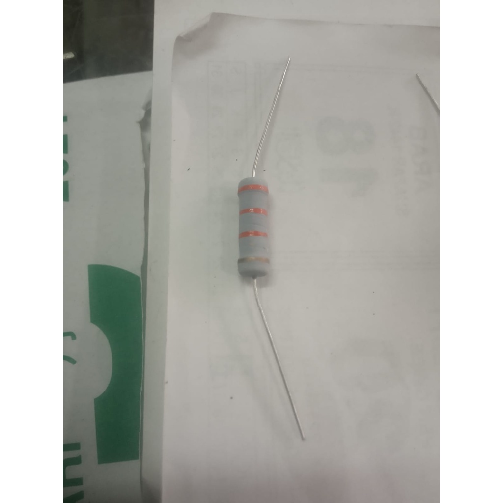 resistor 2 watt 10k, 3k3, 47k,100k (gambar hanya contoh)