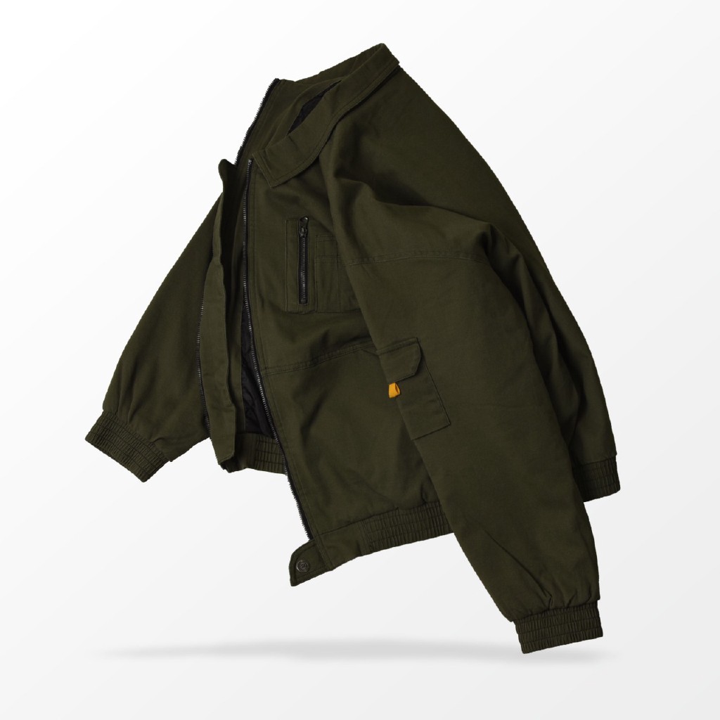 JAKET MURAH COCOK LEBARAN HARI RAYA / FJ553 SARVAGO FLIGHT OLIVE