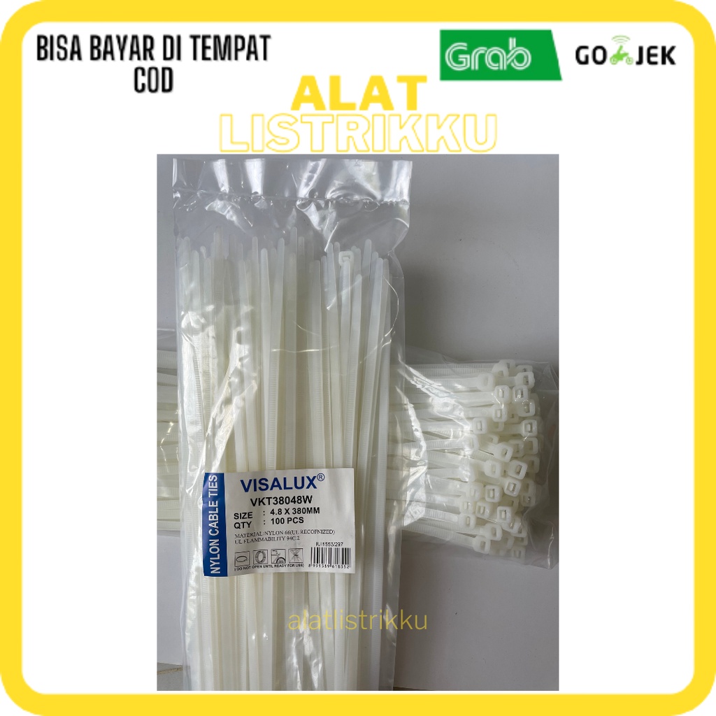 Kabel Ties / Nylon Cable Ties / Kabel Tis Pengikat Kabel Listrik 2.5 x 100 mm |  2,5 x 150mm | 4.8 x