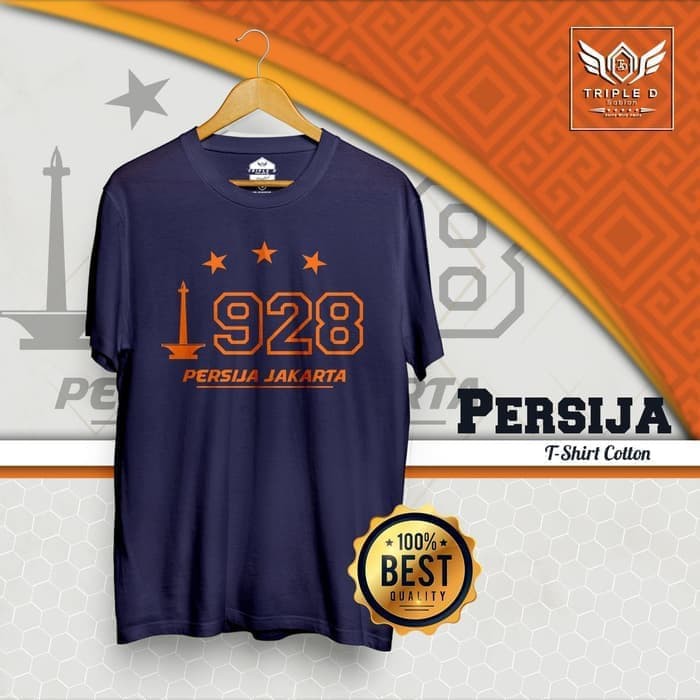 KAOS BAJU COMBED 30S PERSIJA JAKARTA 1928   THE JAK JAKMANIA MACAN KEMAYORAN