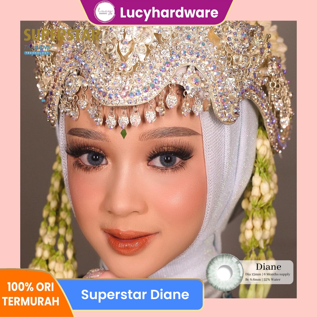 Superstar Diane softlens warna  bulanan