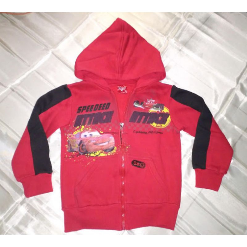 Jaket Anak Disney Pixar Cars Preloved size 3