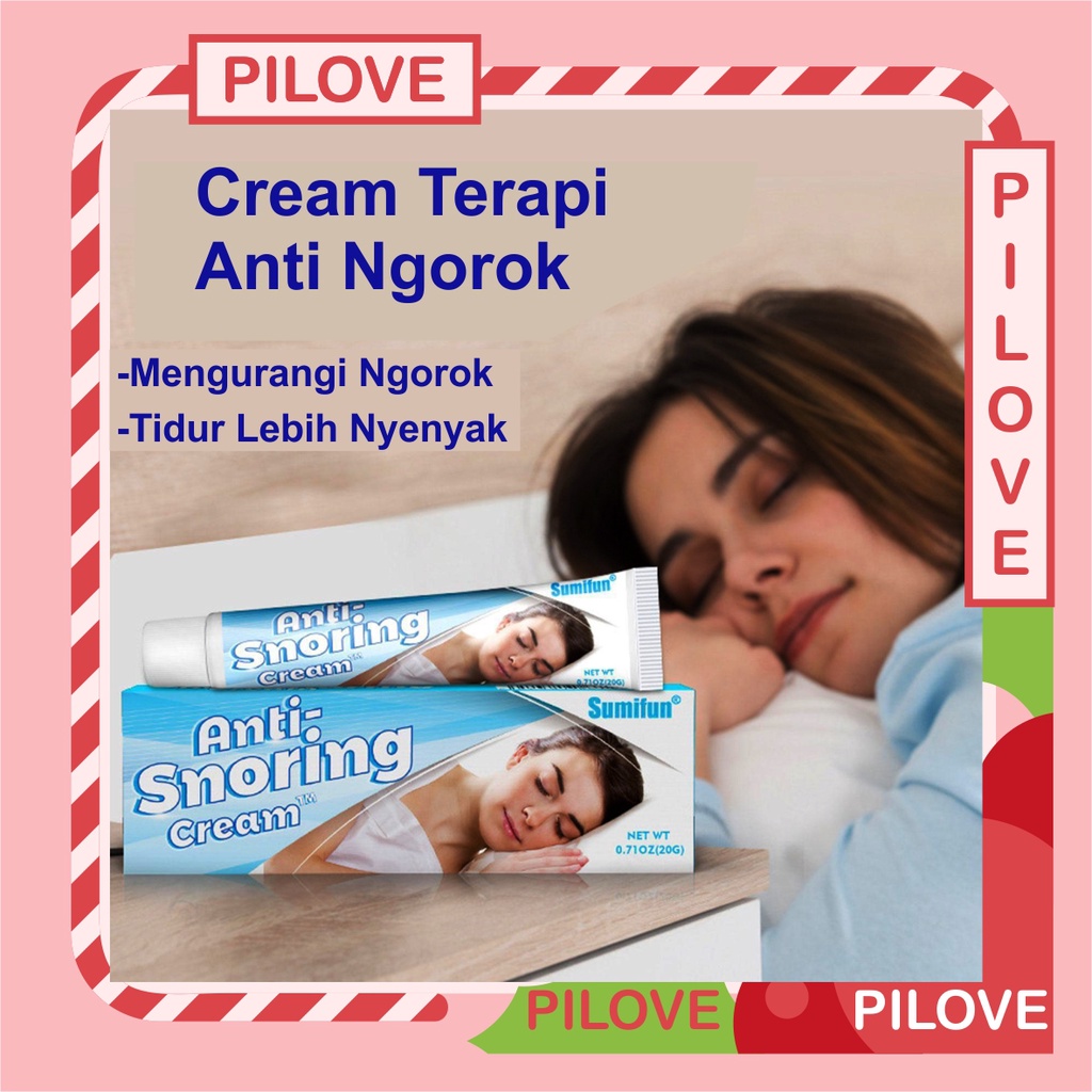 PILOVE - COD  PAKET Ampuh Cream Terapi Obat Anti Ngorok Mendengkur Penghilang Dengkuran Dengkur Di saat Tidur Anti Snoring Dengkur Mendengkur Penghilang Ngorok Terlaris Original Ampuh