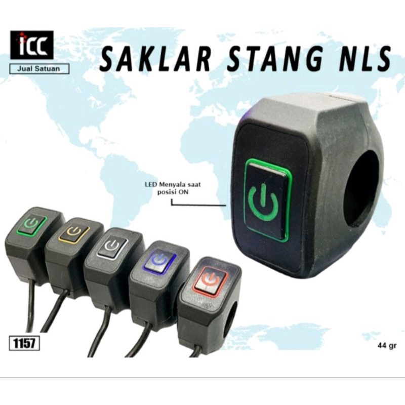 LED Saklar On Off Motor Lampu led power button on off led saklar stang motor adv ninja vixion pcx fi