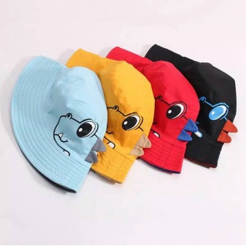 COD Topi Bucket Anak Laki-laki / Perempuan Gambar Kartun Dinosaurus / BUCKET DINO Lucu