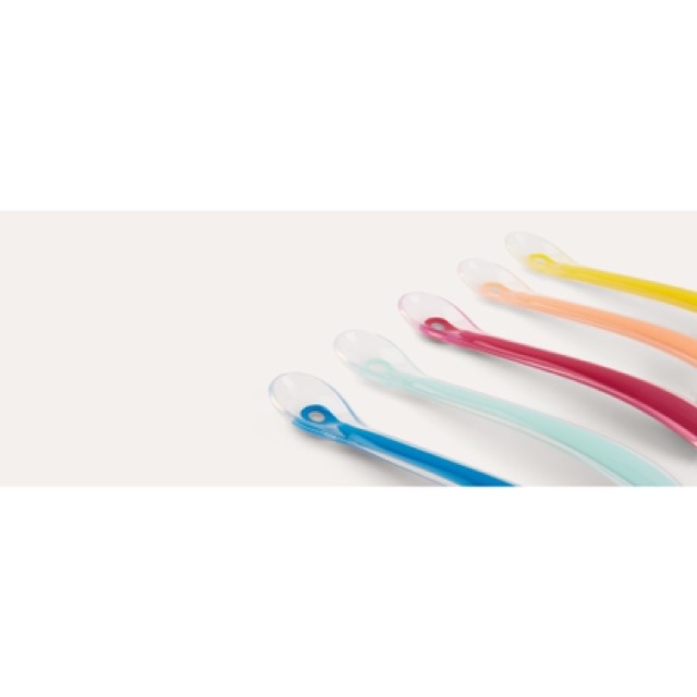 Babymoov Silicone Spoon Mix 5pcs (A102407) - Babymoov sendok bayi