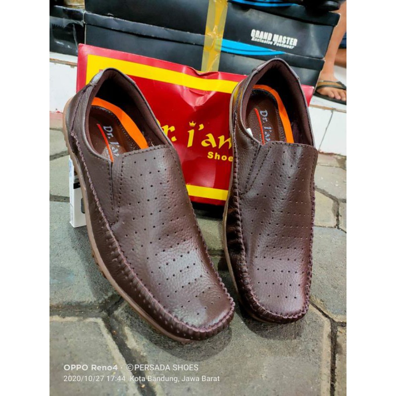 Sepatu Casual Kulit Pria Dr. Iam Kr 02 ( Produksi Sendiri )