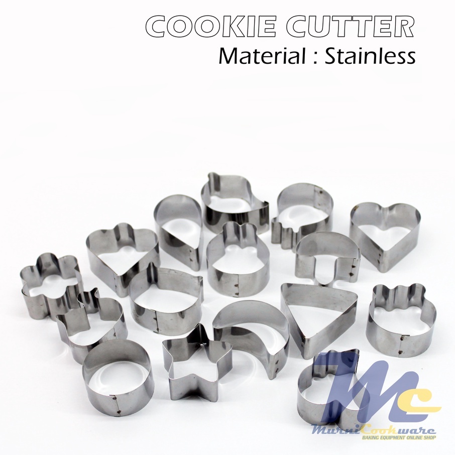Cookie Cutter Cetakan Kue Kering Besar 16pcs