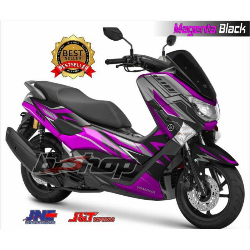 sticker decal yamaha nmax full body  old variasi warna ungu