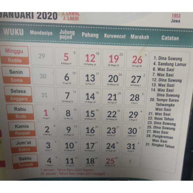 

Kalender Jawa Full dino